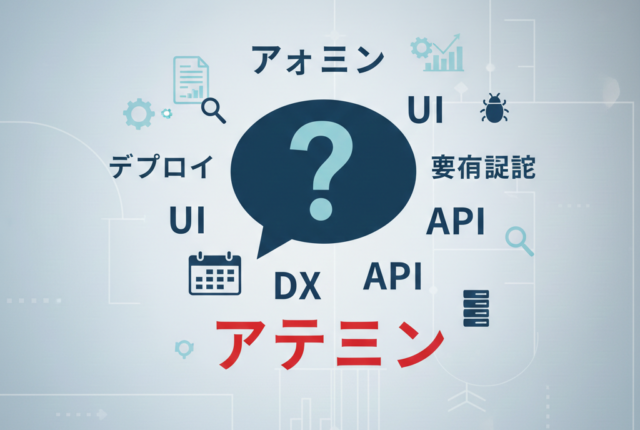 【IT用語一覧】アサイン・デプロイ・要件定義って？エンジニア以外も知っておきたいIT略語・専門用語を解説